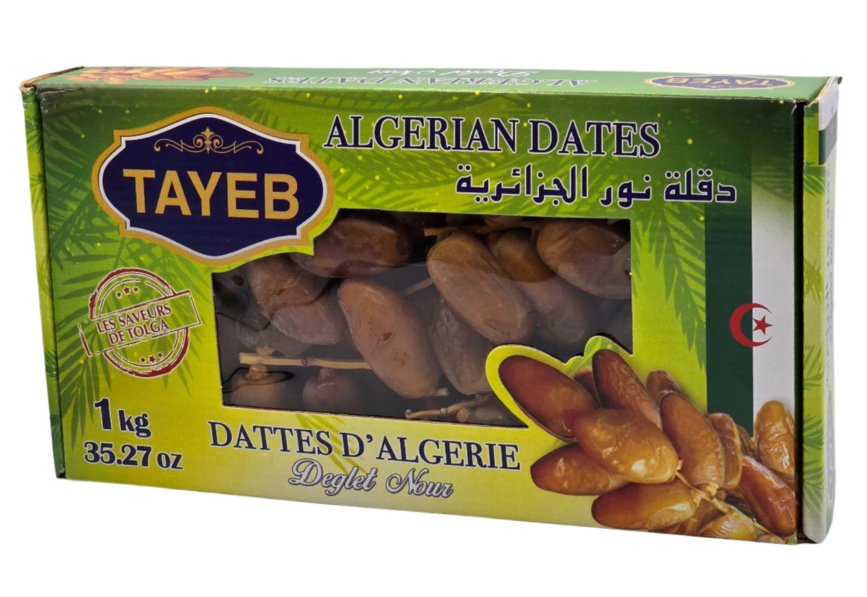 Algerian Golden Deglet Nour Branched Dates 1kg