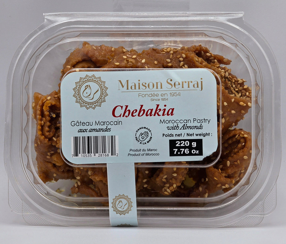 Chebakia aux amandes 350g -Maison Serraj