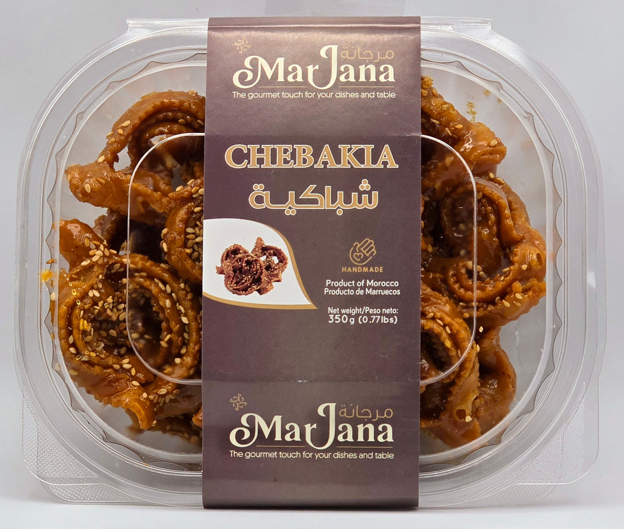 Chebakia aux amandes 350g -Marjana