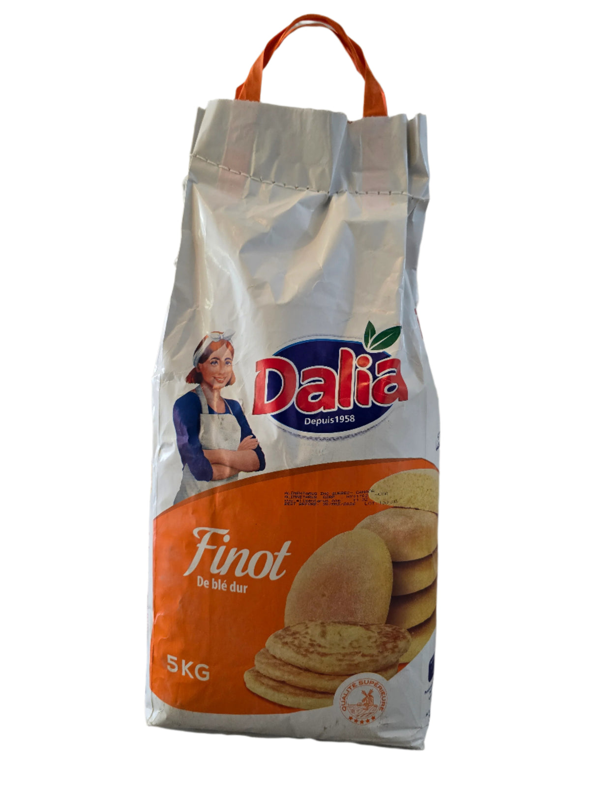 Semoule de blé entier Dalia Finot 5kg