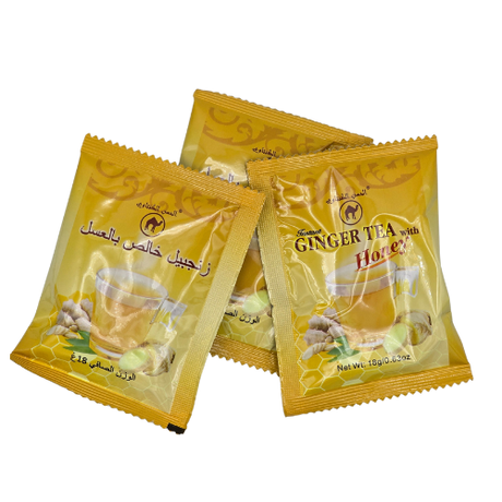 Kantaoui - 5 Sachets de Thé Pur Gingembre au Miel (5x18g)