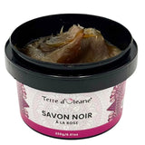 Black Soap Natural with Rose Terre d’Oleane 250g