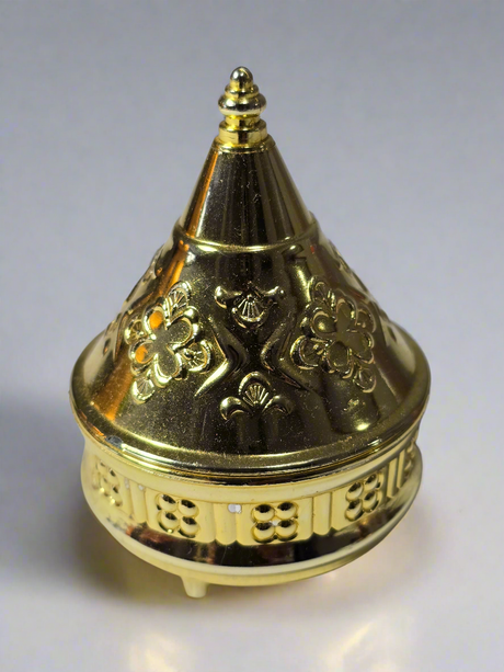 Tiny decor golden tajine